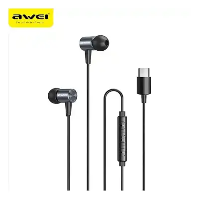 Awei Tc-2 Bass Sound In-ear Type-c Sport Earphones